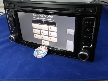 Serviceleistung Skoda Columbus Navigationssystem "Code-Nummer ermitteln"