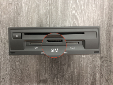 Reparatur VW RNS850 MIB Main-Unit 7P6 (Touareg) SIM Kartenleser defekt