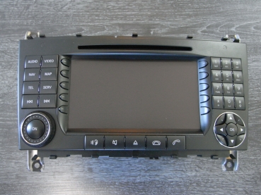 Reparatur Mercedes Benz Comand APS NTG2 Navigationssystem Gerät zeigt nur Logo / friert ein / läßt sich nicht bedienen